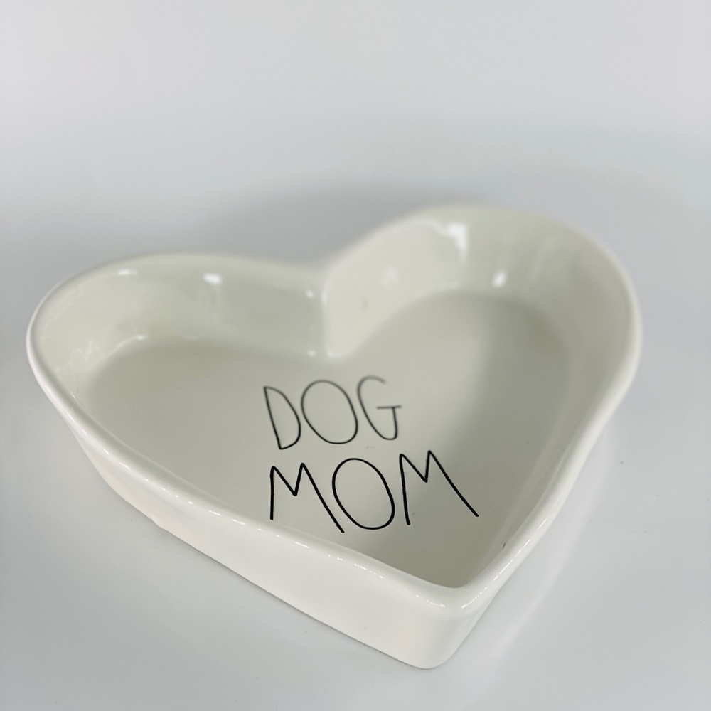 Rae Dunn White Dog Mom Heart Shaped Dish - Picture 11 of 13